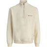 Jack & Jones Junior Antique White Jornorrebro Emb Sweat High Neck Jnr