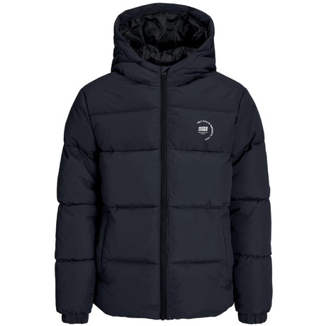 Jack & Jones Junior Sky Captain White Logo Jjmaze Logo Puffer Huva Jnr
