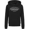 Jack & Jones Junior Black Big Print Jjmakoto Sweat Huva Jnr