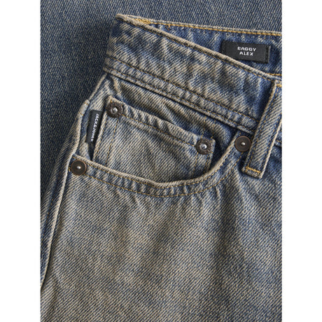 Jack & Jones Junior Blue Denim Jjialex Jjoriginal Akm 639 Sn Jnr