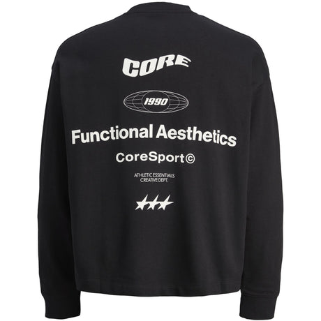 Jack & Jones Junior Black Jcosignal Sweat Crew Neck Jnr