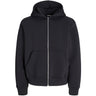 Jack & Jones Junior Black Jcocover Scuba Sweat Zip Huva Jnr