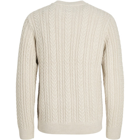 Jack & Jones Junior Silver Lining Melange Jprblusean Stickad Cable Crew Neck Jnr