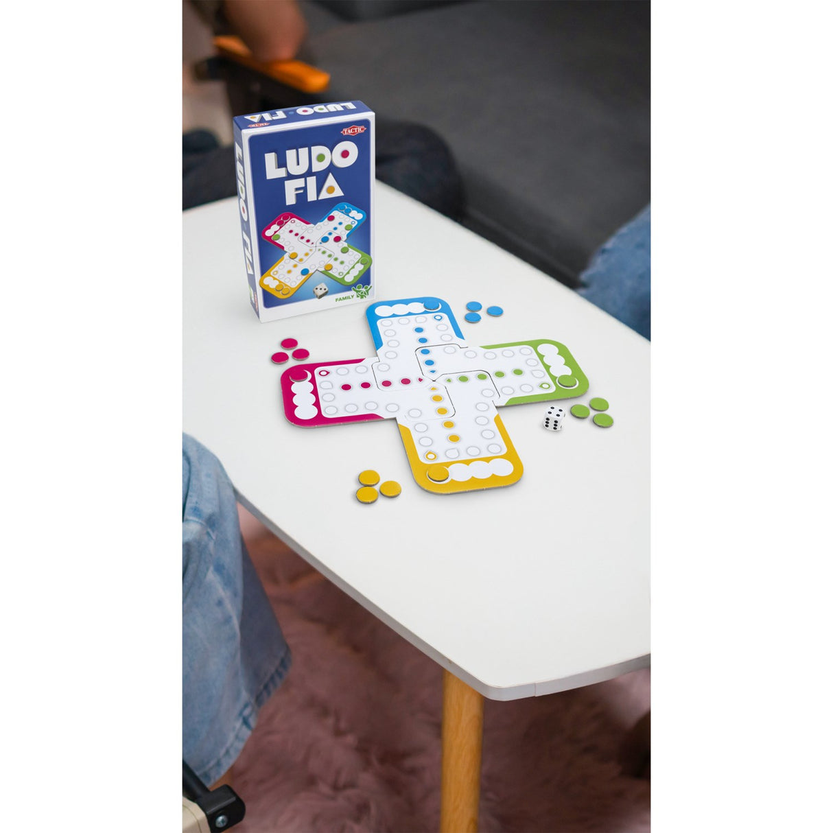 Tactic Games Ludo Fia - Rejse Spel
