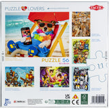 Tactic Games Puzzle Lovers, Dog Resting 56 Pcs Puzzle