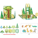 Picasso Tiles Picasso Tiles 46 Stk Magnetiske Byggesæt Safari