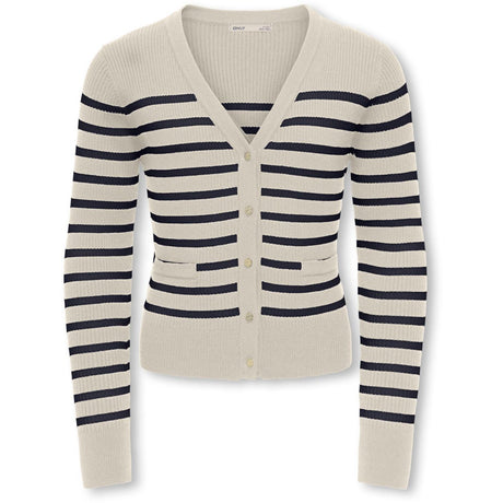 kids ONLY Birch Night Sky Kogamy Life Ls Knap Vneck Card Cp Knt