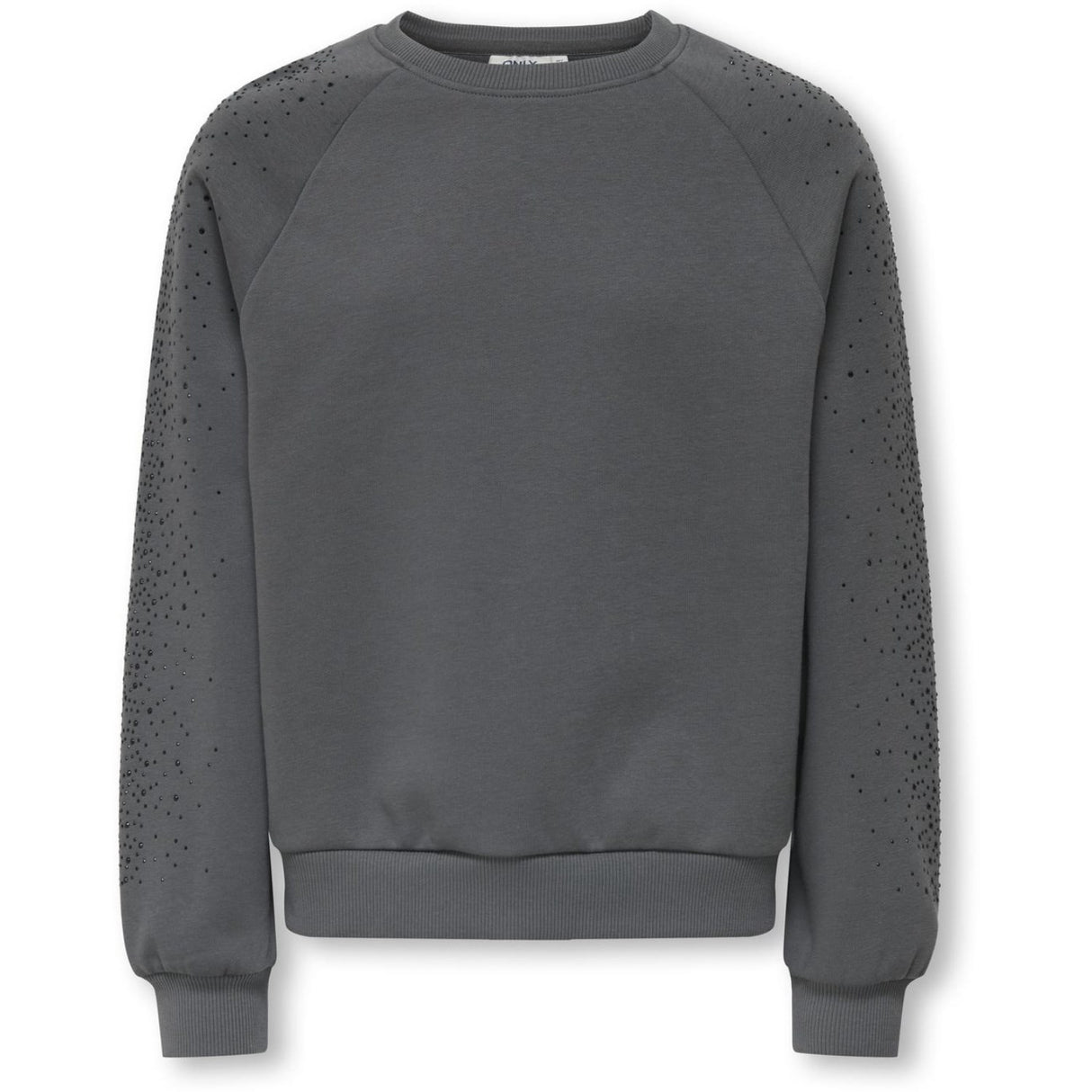 kids ONLY Blackened Pearl Rhinestones Kogzenna Life Ls Oversize Rhinestone Swt