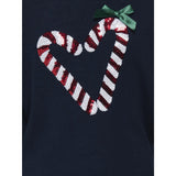 kids ONLY Naval Academy Candy Heart Kogxmas Shine Ls Oneck Box Knt