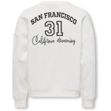 kids ONLY Egret Sport Kogbila L/S Ovz Björn O-Neck Swt Noos