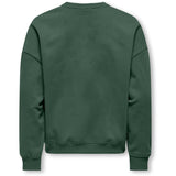 kids ONLY Pineneedle Collage Kogbila L/S Ovz Björn O-Neck Swt Noos