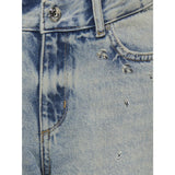 kids ONLY Medium Blue Denim Rhinestones Kogella Mw Rhinestone Wide Tai518 Dnm