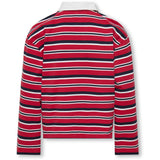 kids ONLY Salsa Night Sky/Cloud Dancer Kogruby Life L/S Boxy Pikétröja Skjorta Jrs