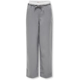 kids ONLY Medium Grey Melange Boxer White Kogmiley Life Pinstr. Boxer Str Byxor Pnt