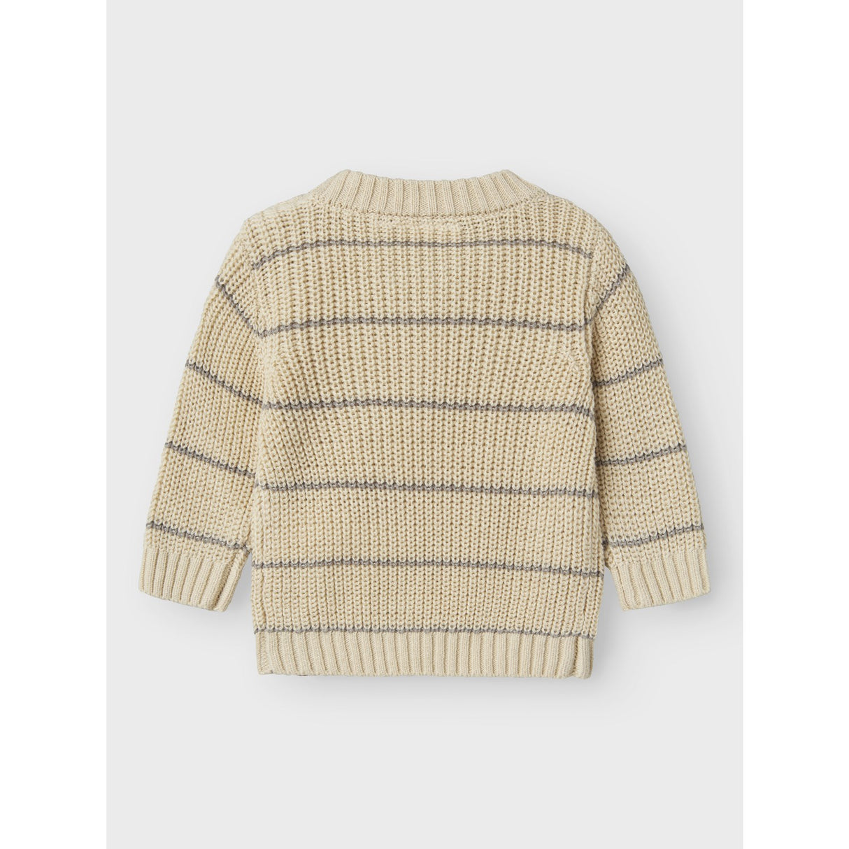 Lil'Atelier Turtledove Nbmemlen Ls Stickad Stripe Lil