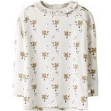 Lil'Atelier Coconut Milk Nmflayo Loa Ls Slim Topp Lil