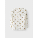 Lil'Atelier Coconut Milk Nmflayo Loa Ls Slim Topp Lil