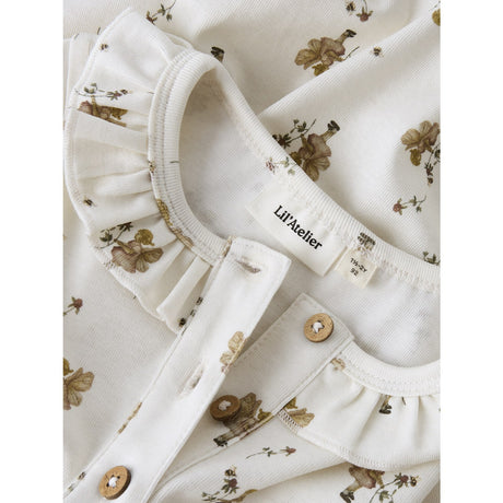 Lil'Atelier Coconut Milk Nmflayo Loa Ss Klänning Lil