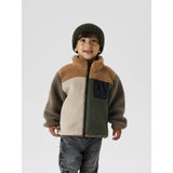 Name It Toasted Coconut Nmmmonico Teddy Jacket Block