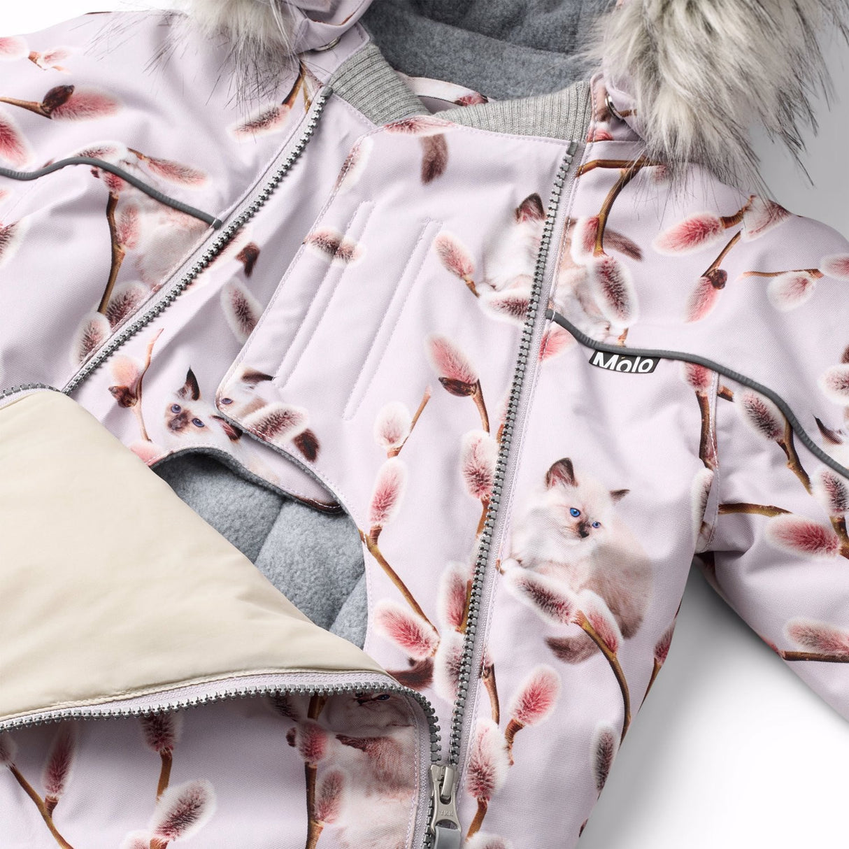 Molo Willow Kitten Pyxis Päls Baby Flygdräkt