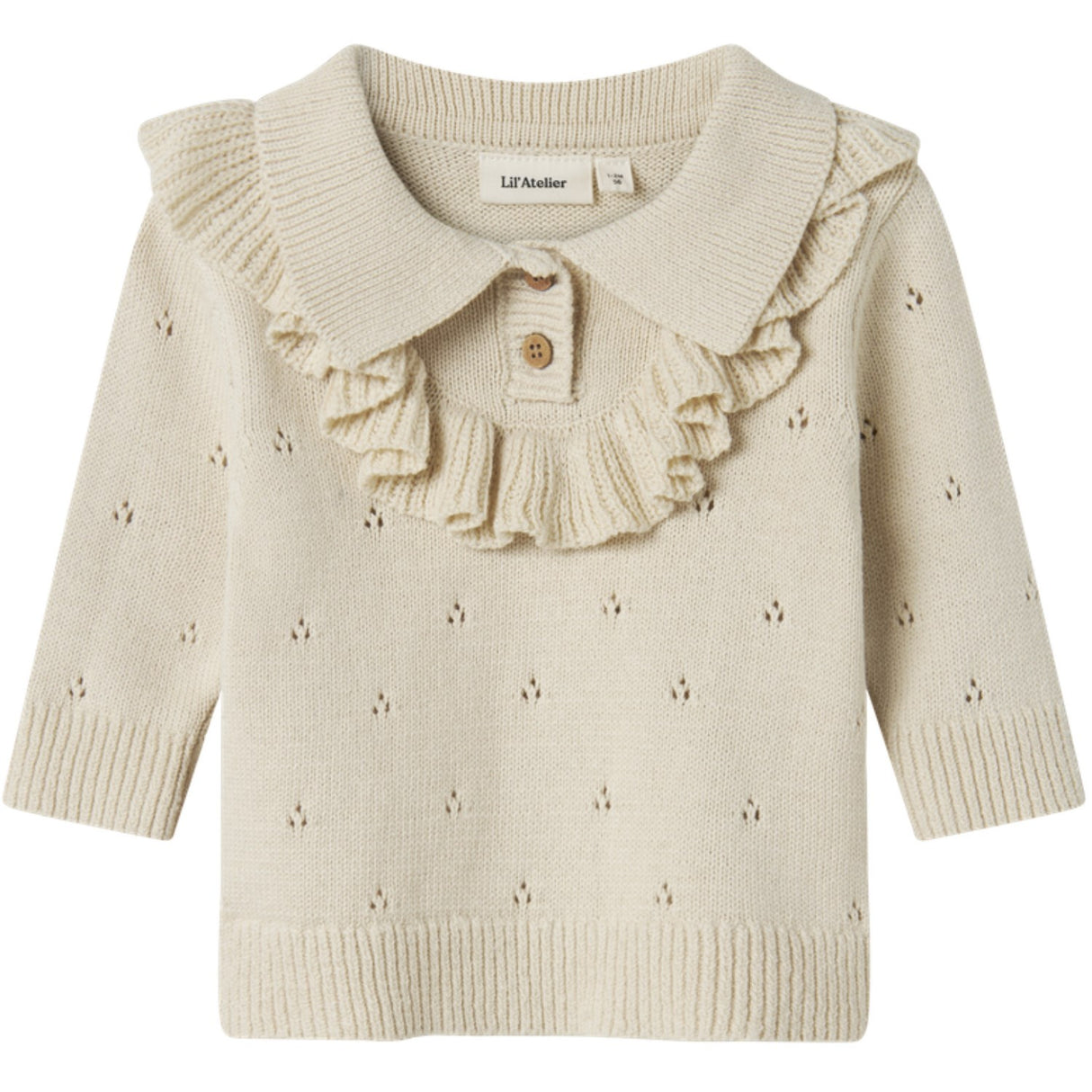 Lil'Atelier Turtledove Nbfnakita Ls Loose Stickad Lil