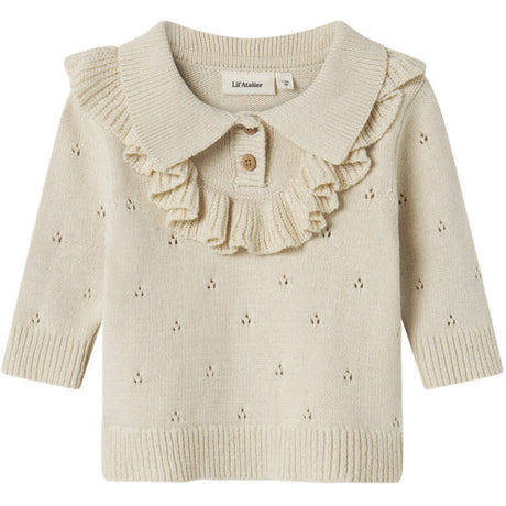 Lil'Atelier Turtledove Nbfnakita Ls Loose Stickad Lil