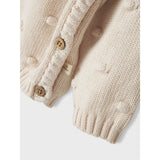 Lil'Atelier Pastel Parchment Nbfgable Ls Omlott Stickad Lil