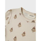 Lil'Atelier Pastel Parchment Nmflavo Eva Ls Slim Topp Lil