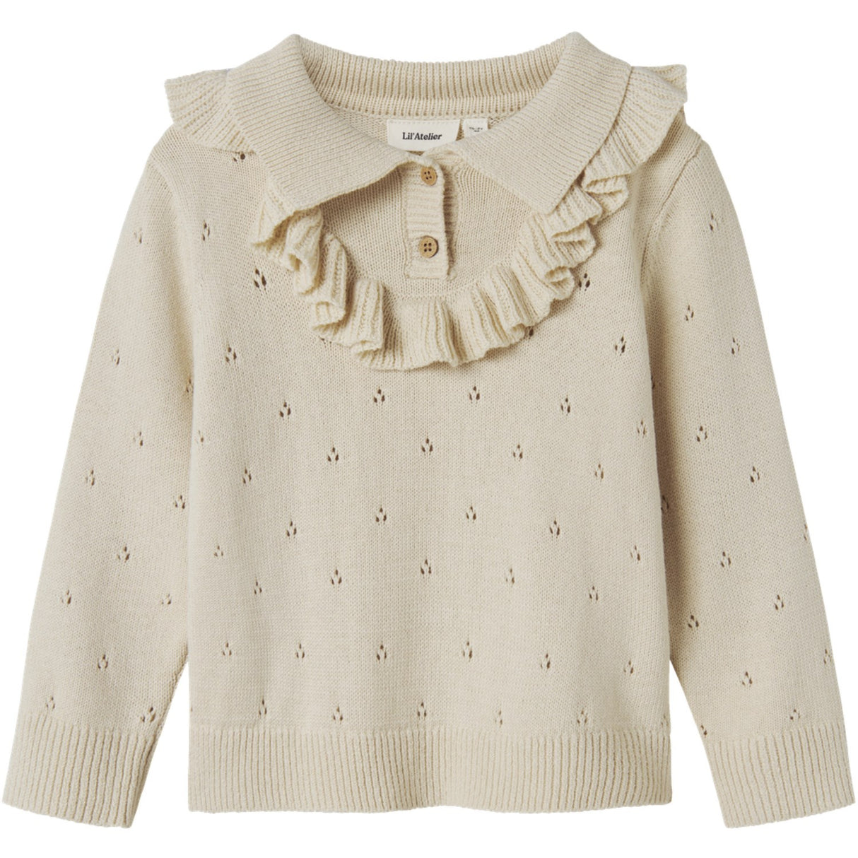 Lil'Atelier Turtledove Nmfnakita Ls Loose Stickad Lil