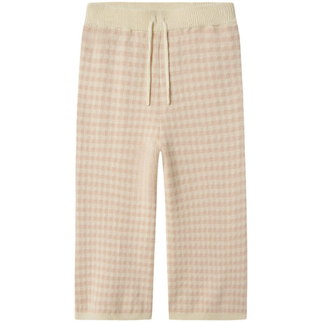 Lil'Atelier Cameo Rose Nmfnadie Wide Stickad Pant Lil