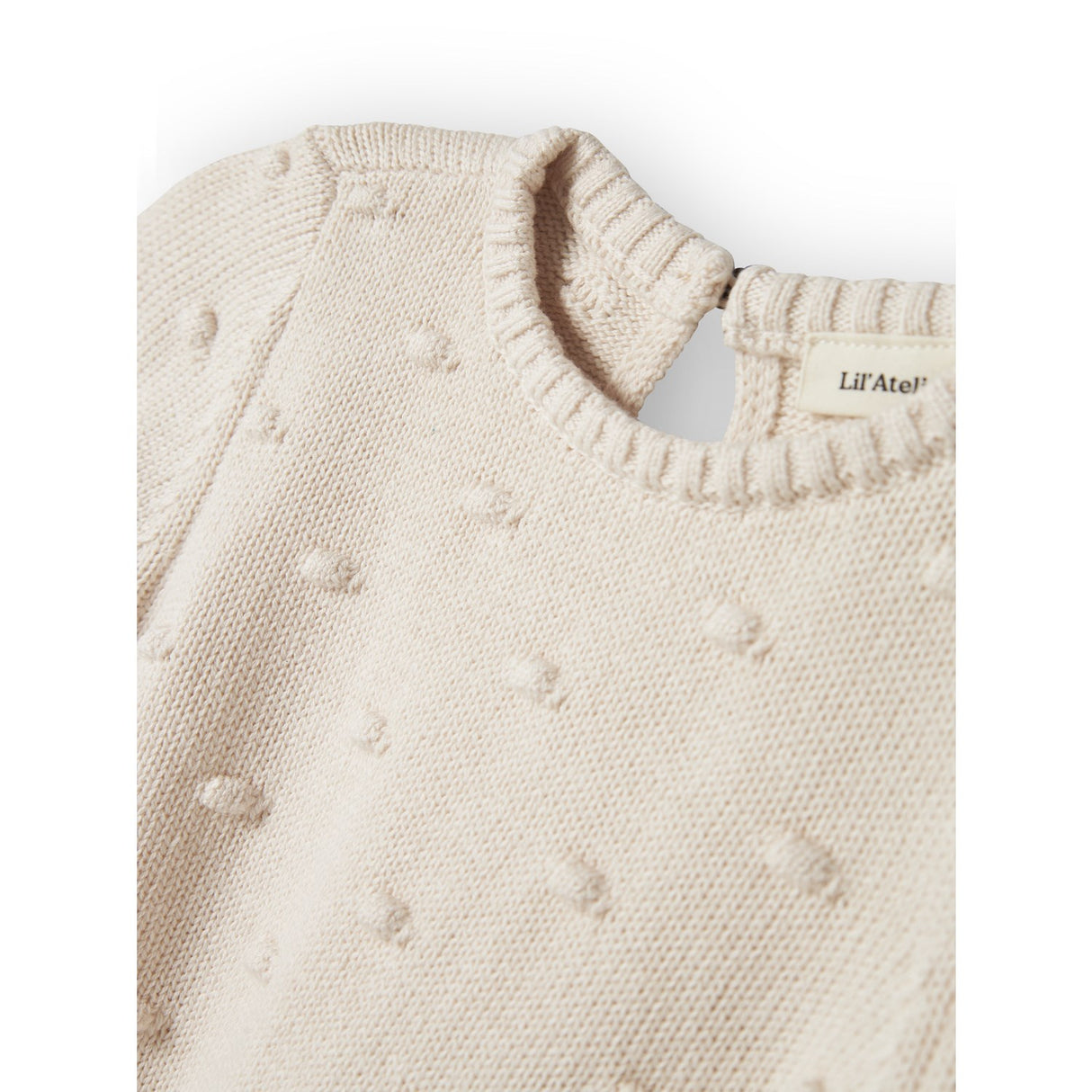 Lil'Atelier Pastel Parchment Nmngable Ls Loose Stickad Lil