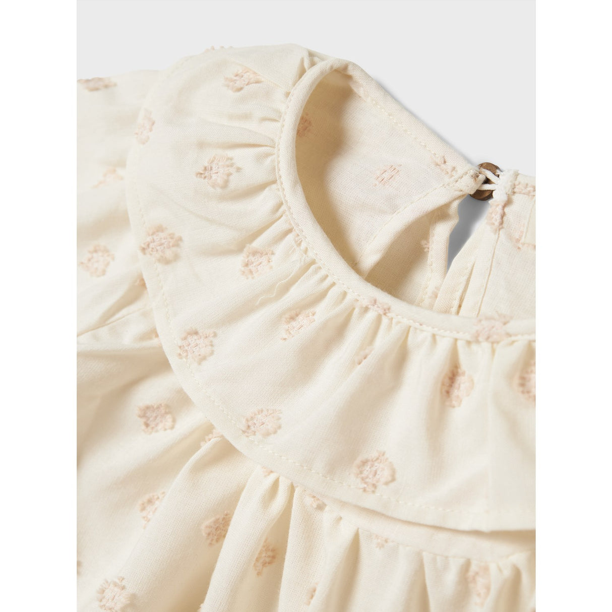 Lil'Atelier Pastel Parchment Nmfnethe Ls Loose Skjorta Lil