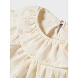 Lil'Atelier Pastel Parchment Nmfnethe Ls Loose Skjorta Lil