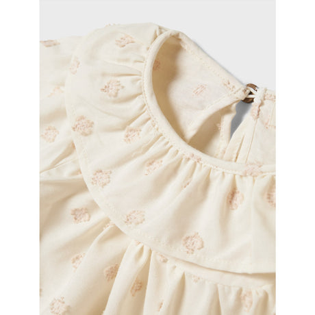 Lil'Atelier Pastel Parchment Nmfnethe Ls Loose Skjorta Lil
