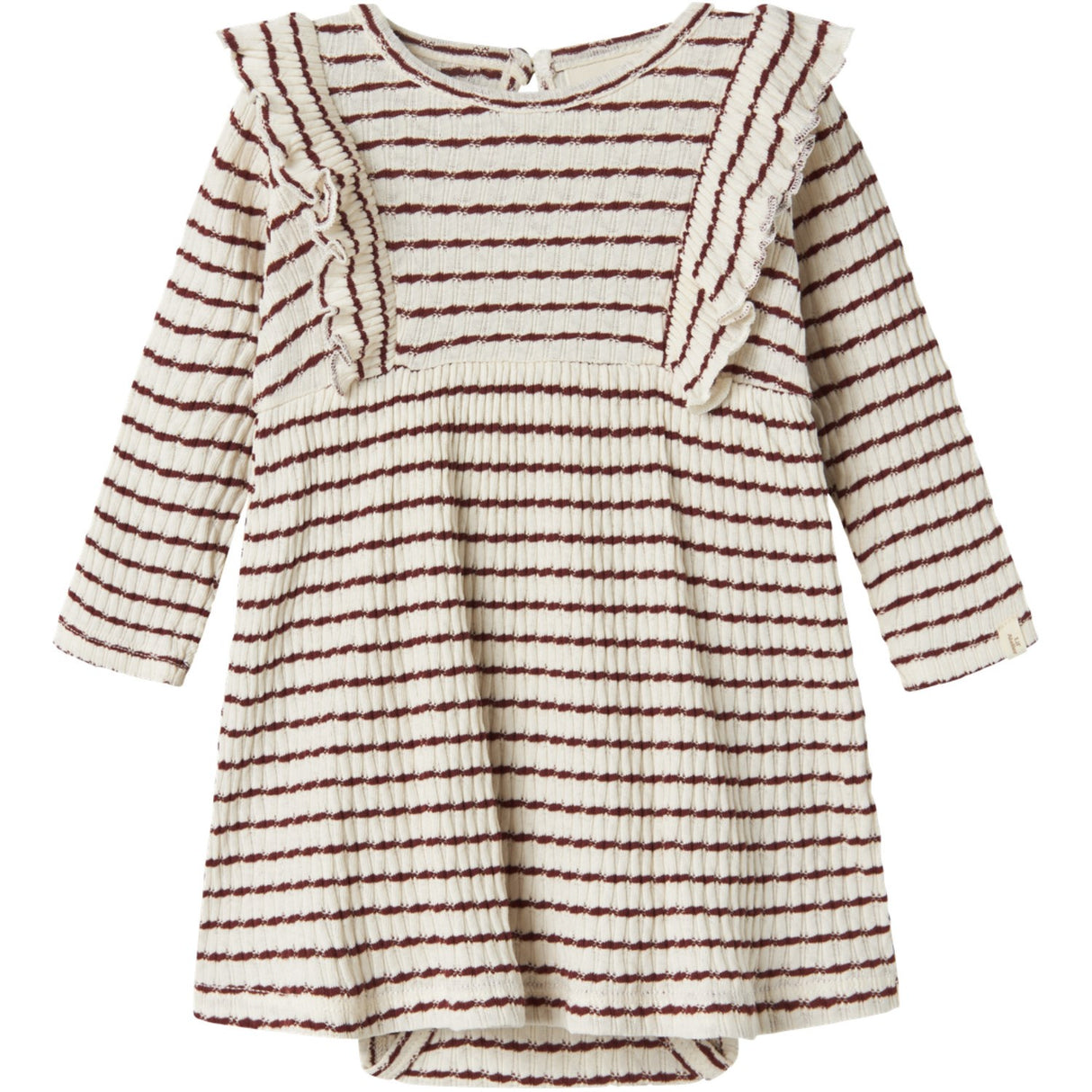 Lil'Atelier Hot Chocolate Nbfosophia Ls Body Klänning Lil