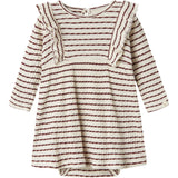 Lil'Atelier Hot Chocolate Nbfosophia Ls Body Klänning Lil