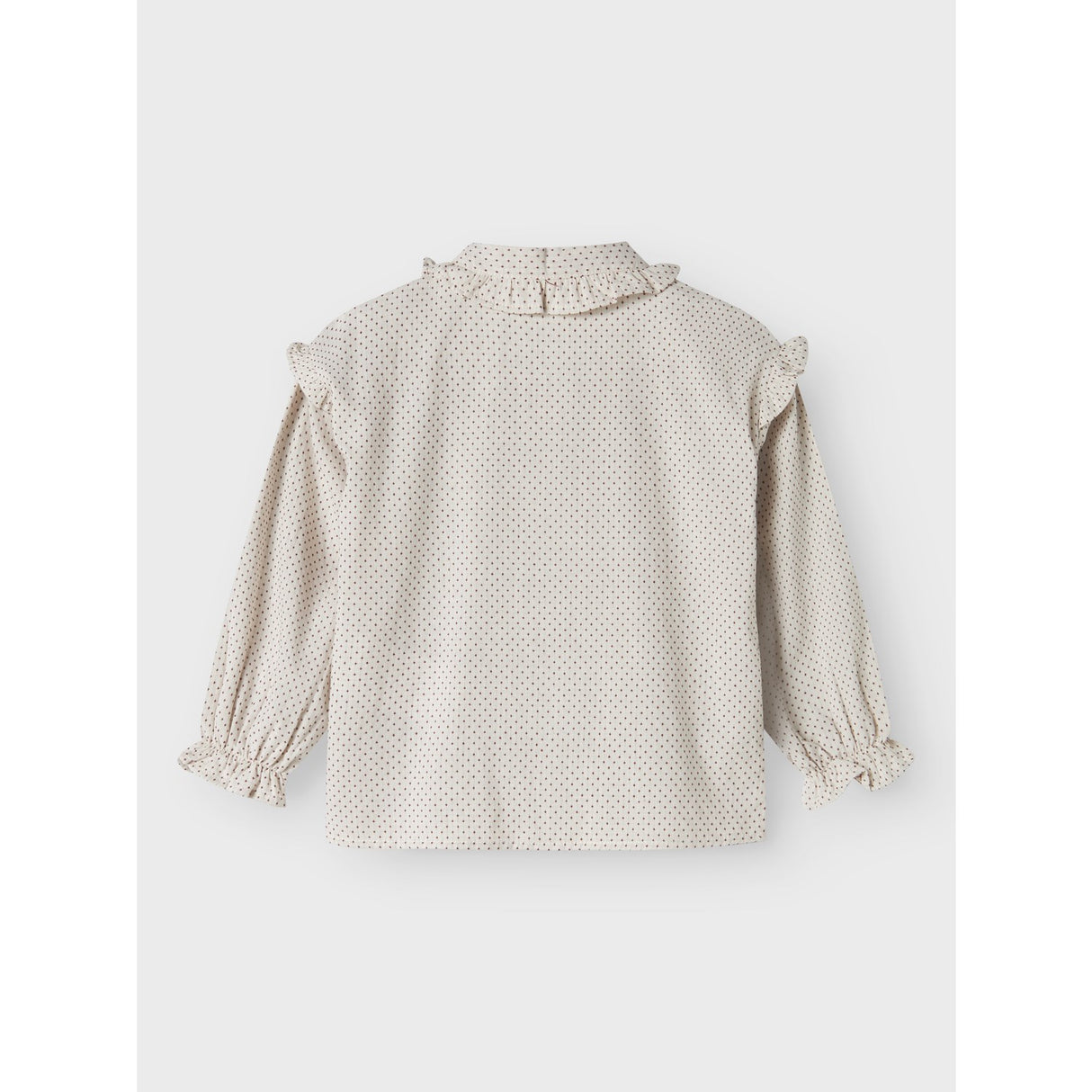 Lil'Atelier Pastel Parchment Nmfolena Ls Loose Skjorta Lil