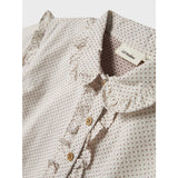 Lil'Atelier Pastel Parchment Nmfolena Ls Loose Skjorta Lil