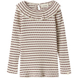 Lil'Atelier Hot Chocolate Nmfosophia Ls Slim Topp Lil