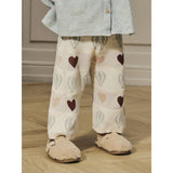 Lil'Atelier Pastel Parchment Nmflamai Wide Stickad Ancle Pant Lil