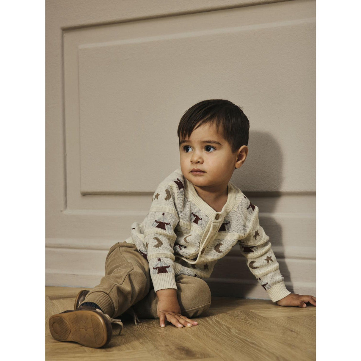 Lil'Atelier Turtledove Nbmlamai Ls Stickad Card Lil