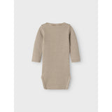 Lil'Atelier Turtledove Sepia Tint Nbmohio Ls Slim Body Lil