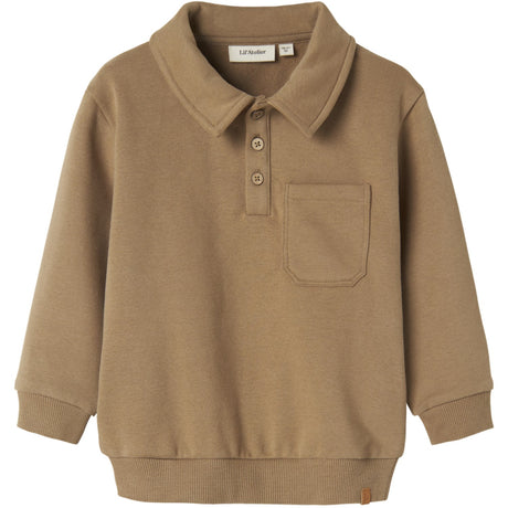 Lil'Atelier Sepia Tint Nmmilondon Roa Ls Loose Sweat Lil