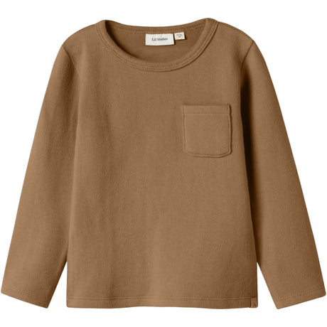 Lil'Atelier Sepia Tint Nmmthoro Hen Ls Slim Topp Lil