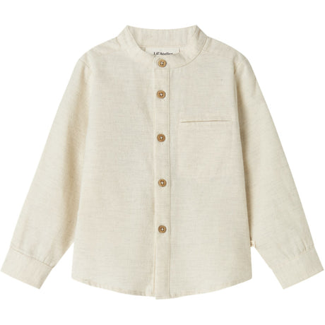 Lil'Atelier Turtledove Nmmotto Ls Skjorta Lil