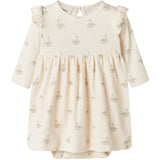Lil'Atelier Pastel Parchment Swan Nbfgavo Ege Ls Body Klänning Lil