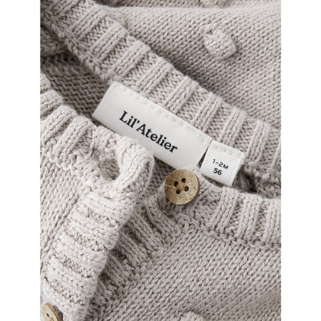 Lil'Atelier Oxford Tan Nbngable Ls Stickad Card Lil