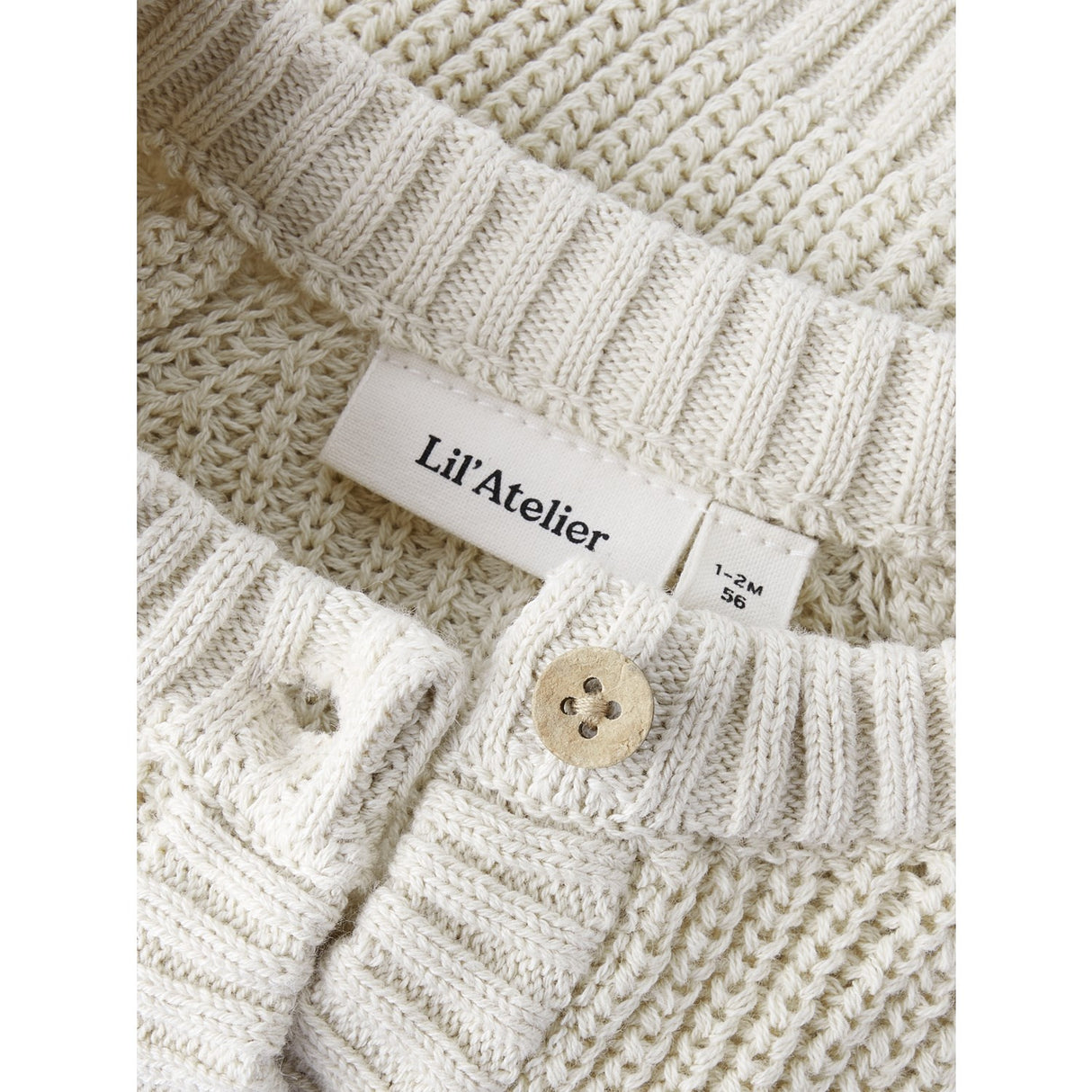Lil'Atelier Turtledove Nbfemlen Len Ls Stickad Card Lil
