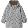 Lil'Atelier Ultimate Grey Airplanes Nmmlasnow10 Jkt Fo Aop1 Lil