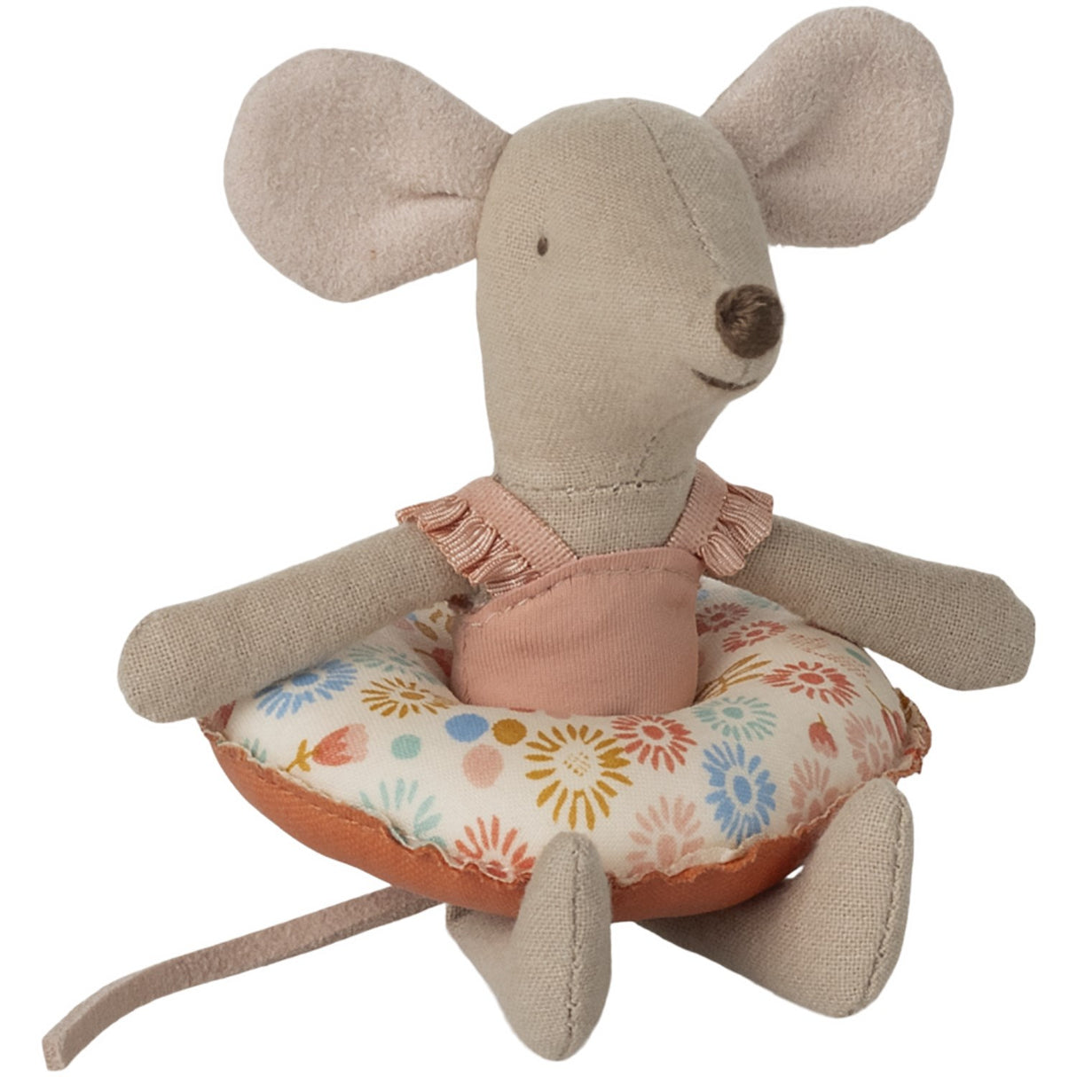 Maileg Strand Mouse Med Float, Little Sister - Flower